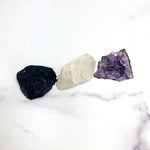 Amethyst Tourmaline and Crystal Cluster Flat Box - (OB15B3)