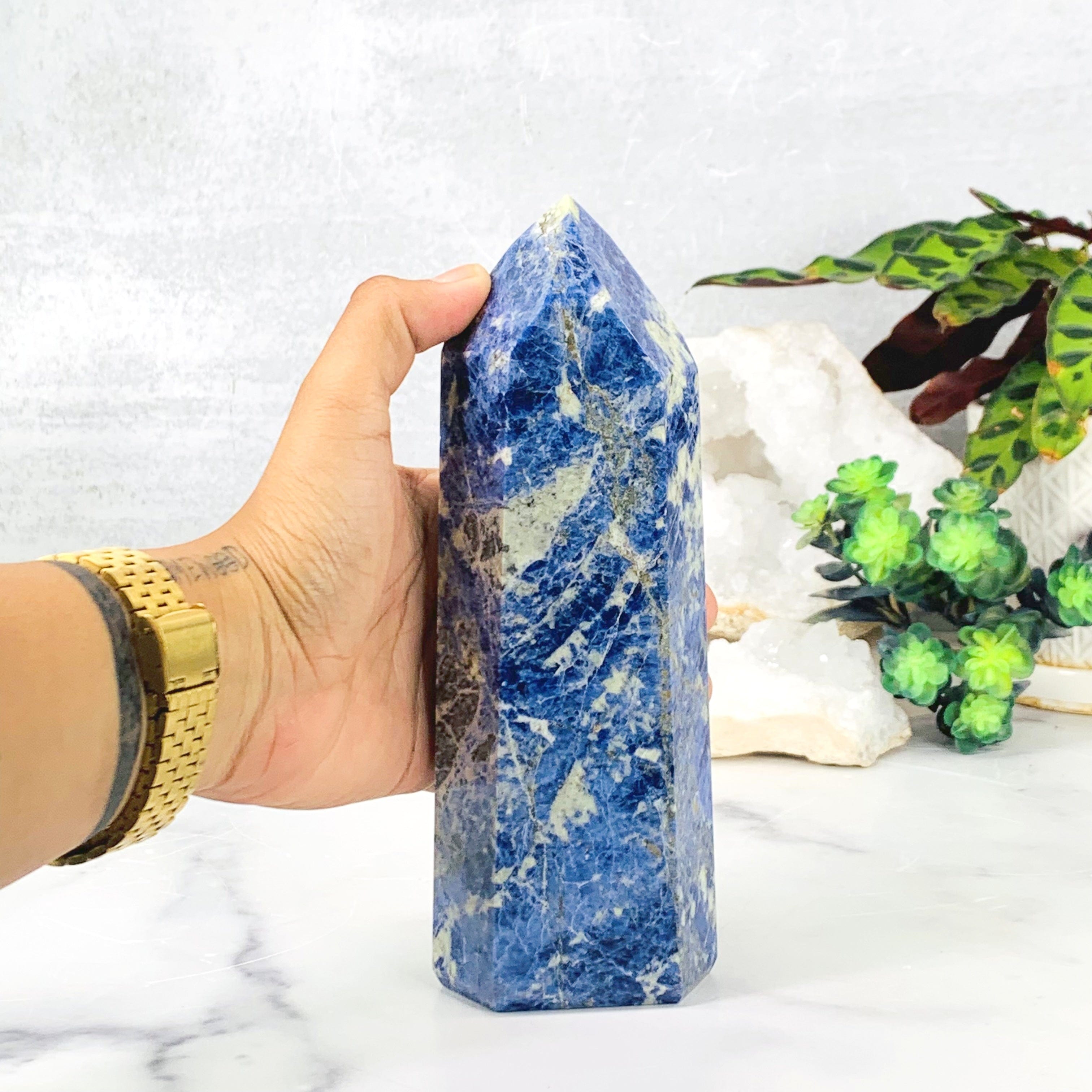 Sodalite Polished Tower Point