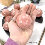 Rose Calcite Spheres - By Weight (SPHE-S3)