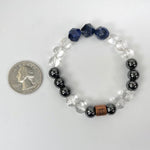 Gemini Zodiac Gemstone Crystal Stretch Bracelet