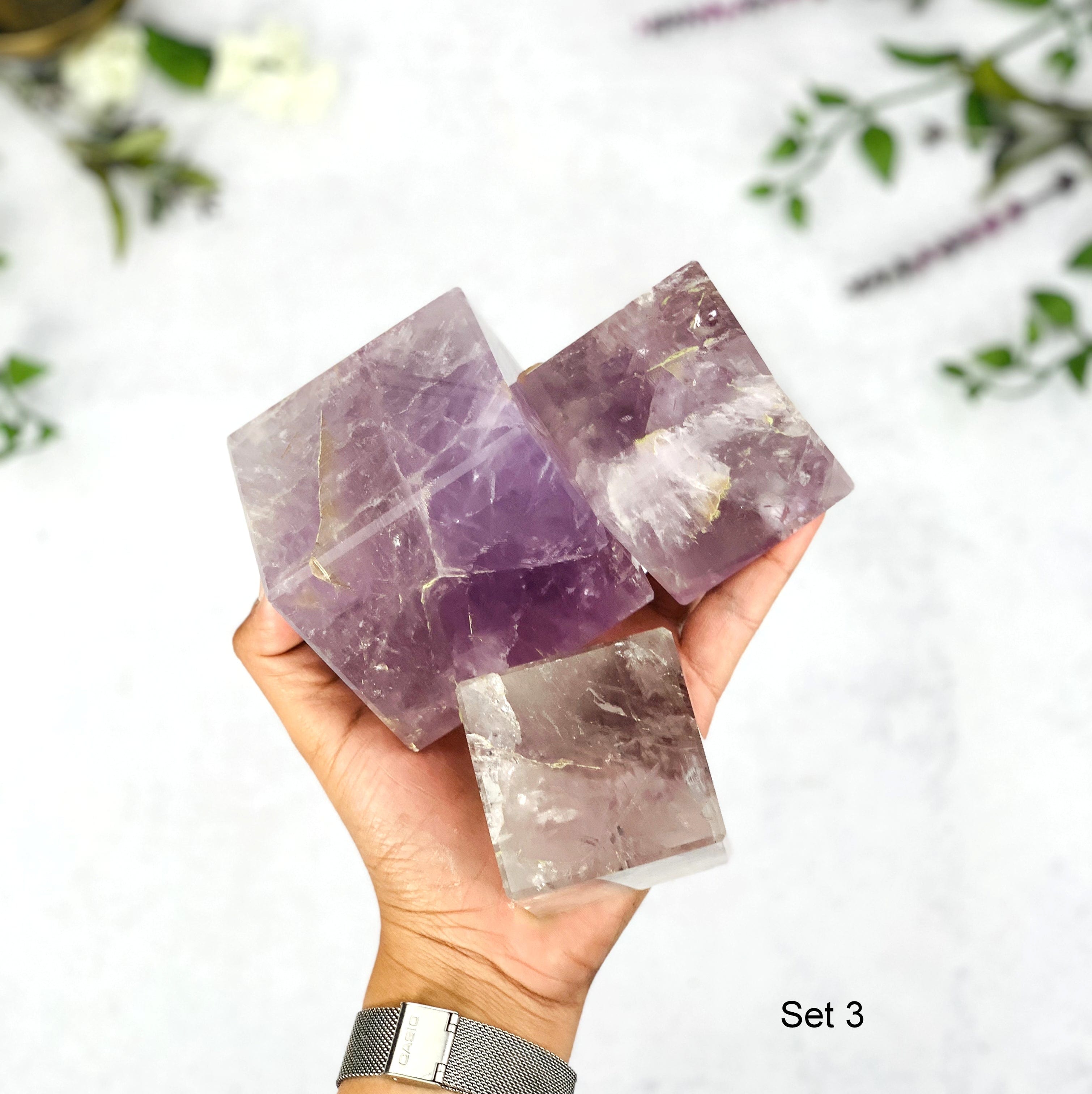 1 Set of Amethyst Cubes - You Choose