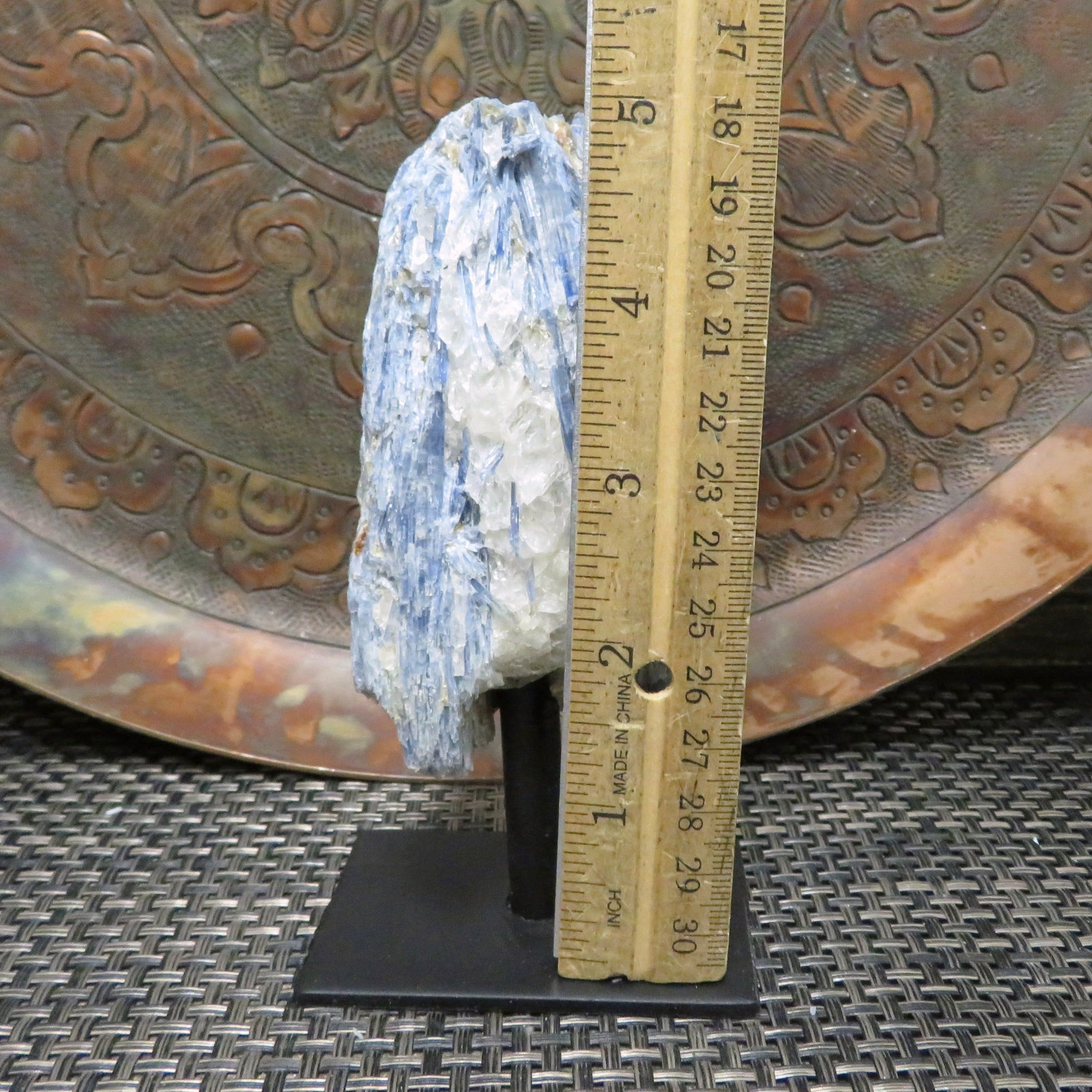 Blue Kyanite on Metal Stand (RK3-10)