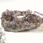 Amethyst Cluster Candle Holder - Dark Amethyst(DOOAK-S38-35)