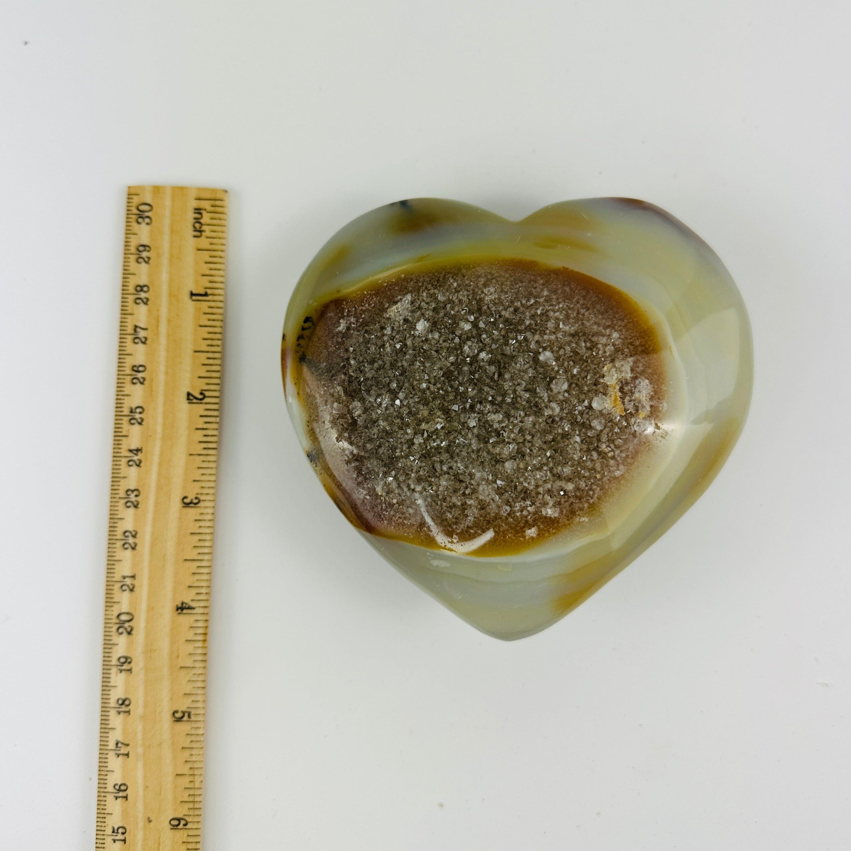 Agate Heart One of a Kind Piece