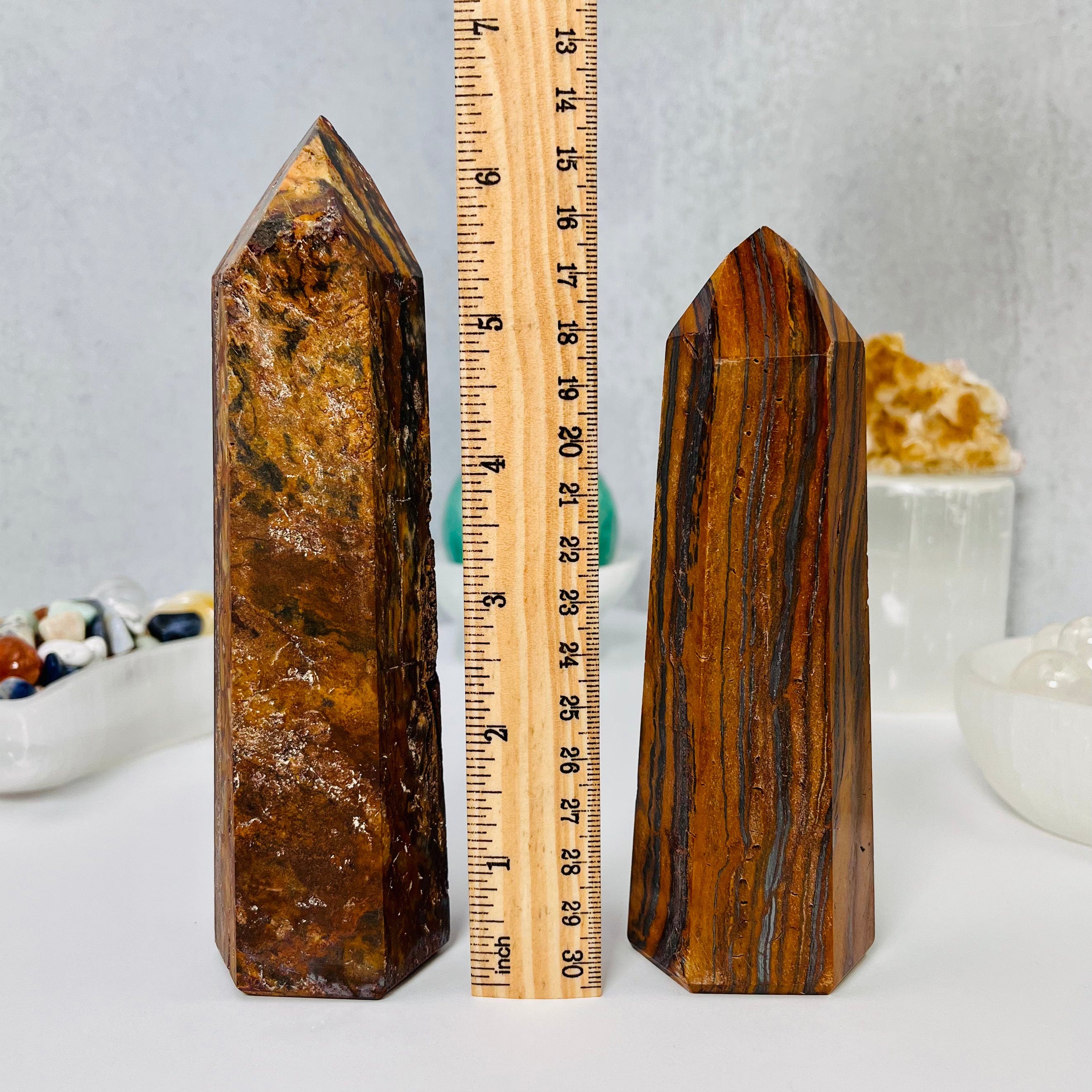 Tigers Eye Tower - Lightly Polished - You Choose