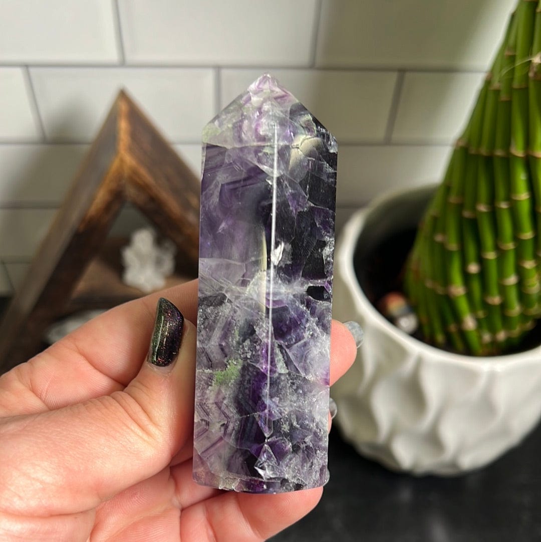 Fluorite Purple Polished Point