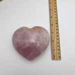 Polished Rose Quartz Heart