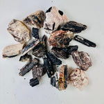 1 kilogram Black Tourmaline, on Matrix and Mica - Rough Assorted Sizes (Bin-02)