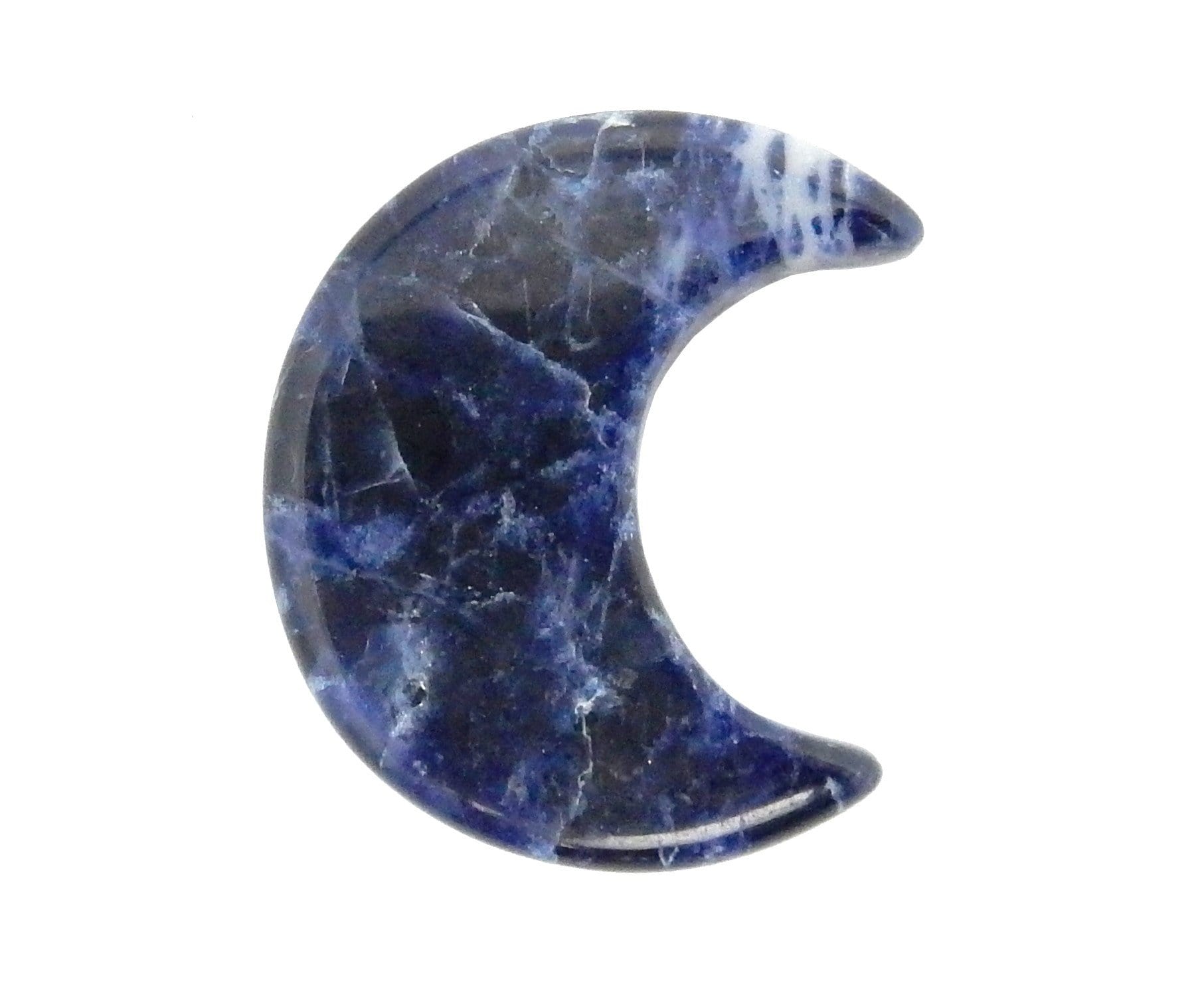 Gemstones Half Crescent Moon - Drilled or Undrilled