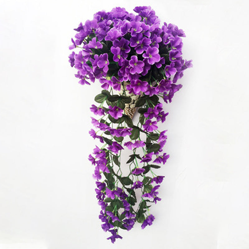 Vivid Artificial Hanging Orchid Bunch